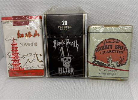 3 Packs Vintage Cigarettes