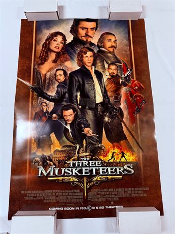 The Three Musketeers Original DS 27x40” Movie Poster