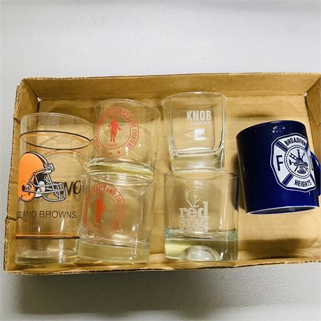 Liquor Companies, Browns Glasses + More