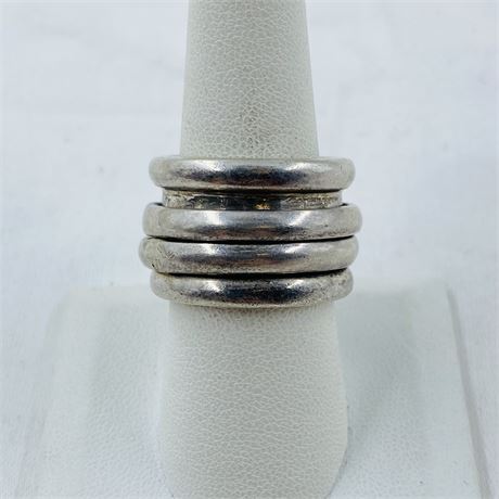 24g Vtg Mexico Sterling Ring Size 9