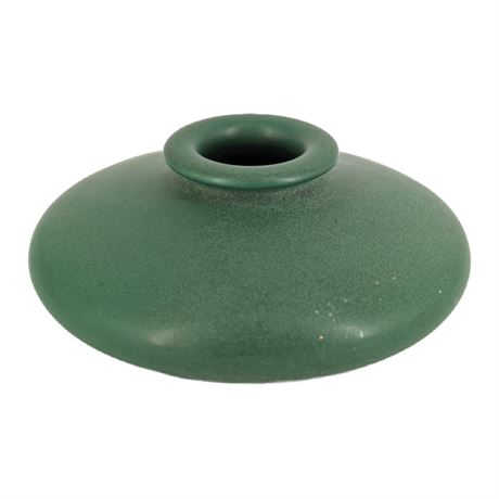 Vintage Matte Green Vase Marked AG