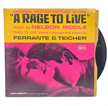 "A Rage to Live" Original Motion Picture Soundtrack, 1965