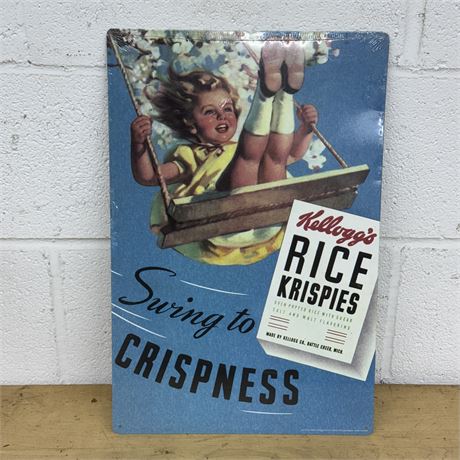 Rice Krispies Metal Sign