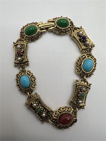 Vintage Signed art cabana bracelet