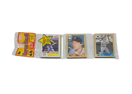 1987 Topps Baseball Cards Rack Pack - Sealed