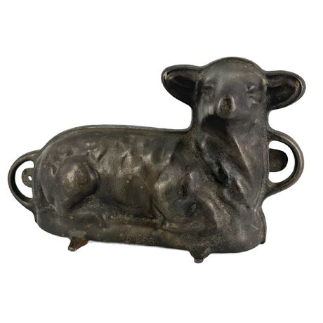 Antique Griswold Cast Iron Lamb Mold