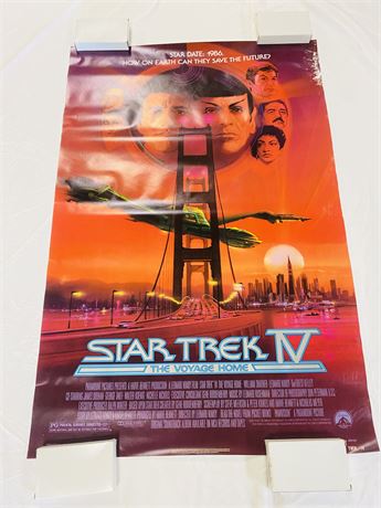 Star Trek IV Original 27x41 Movie Poster - ROLLED