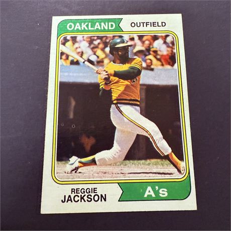 1974 Topps Reggie Jackson