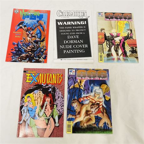 5 Adult Comic Books