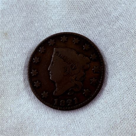 1821 Large Cent