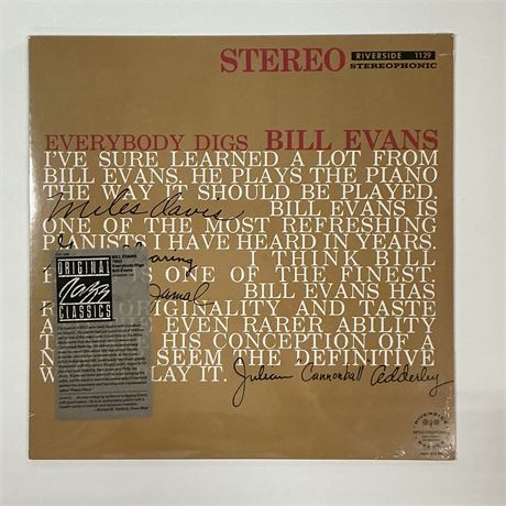 Everybody Digs Bill Evans Sealed Vinyl Record