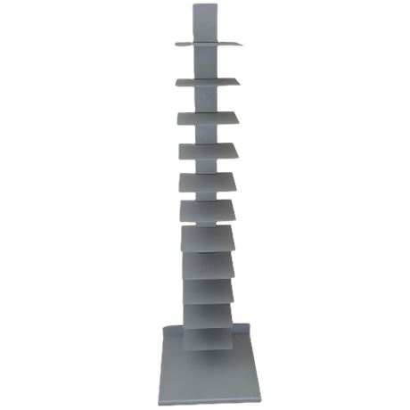 Grey Vertical Book Shelf