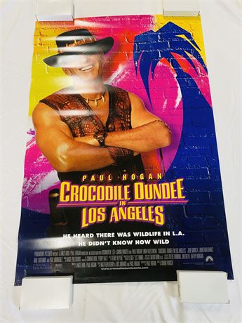 Crocodile Dundee in Los Angeles Original DS 27x40 Movie Poster - ROLLED