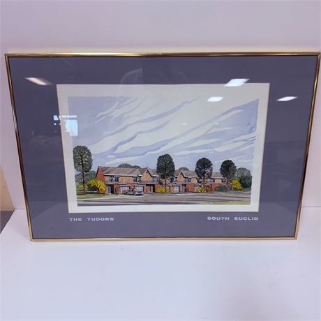 Vintage Architectural Drawing - 20x30”