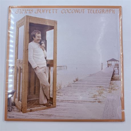 Sealed Jimmy Buffet Coconut Telegraph Vinyl Record