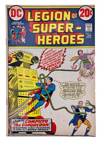 No 3 1973 DC Legion of Super - Heroes 20 cent Comic Book