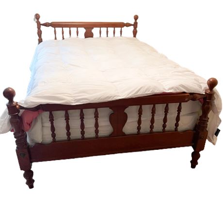 Maple Spindle Bed Frame