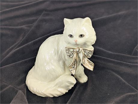 Lenox Cat Sitting Pretty Porcelain Figurine