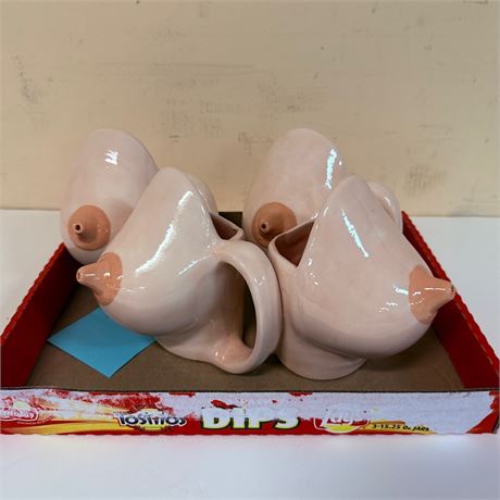 Adult Themed Breast Mugs