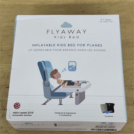 Flyaway Inflatable Kids Bed For Planes