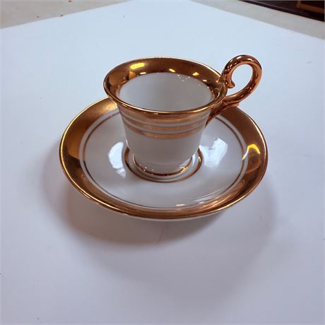 Vintage Porcelain Teacup & Saucer