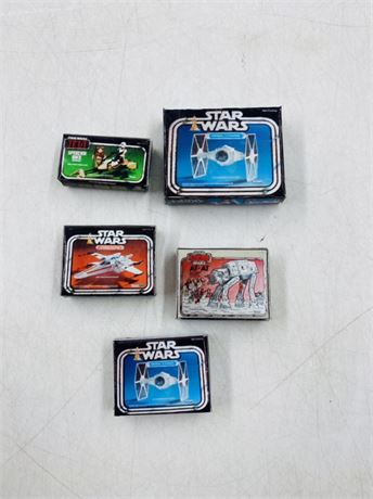 5 Miniature Star Wars Toy Boxes