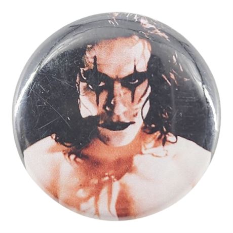 Vintage Brandon Lee "The Crow" 1 Inch Pinback