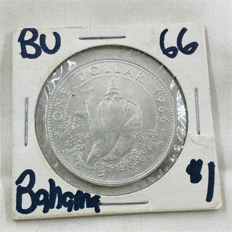 BU 1966 Bahamas $1
