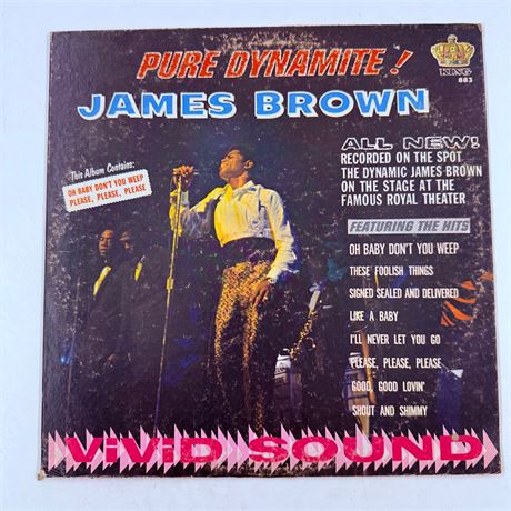 James Brown Pure Dynamite Vinyl Record