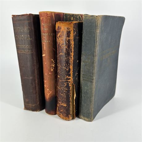 Lot of Antique Books Milton, Churchill & Others