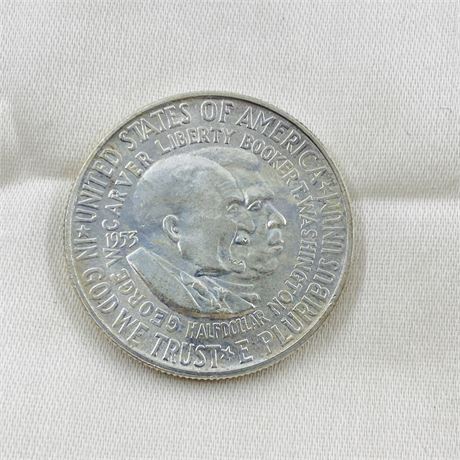BU 1953-P George Washington Carver Half Dollar