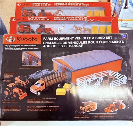 4 Kubota Farm Sets