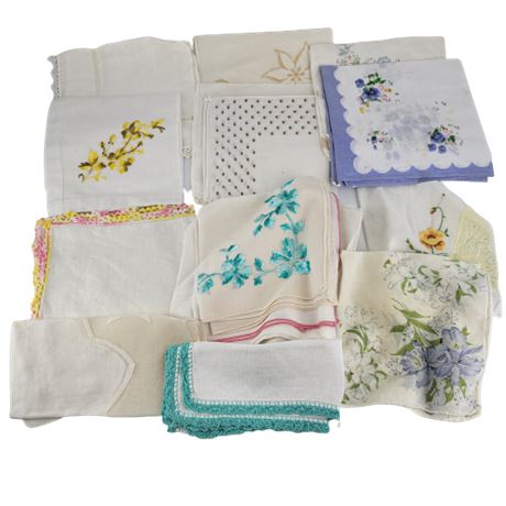 Vintage Handkerchief Lot