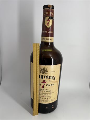 Large Seagram's 7 Bottle