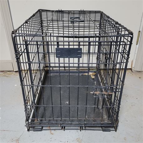 Black Metal Dog Cage