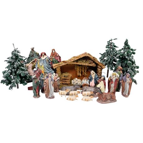 Vintage Belenes Puig Nativity Set