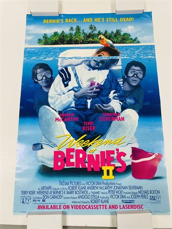 Weekend at Bernie’s II Original 27x40 Movie Poster - Rolled
