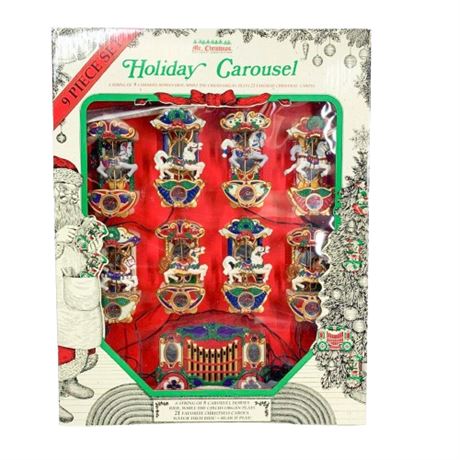Holiday Carousel Set with Circus Organ Carols
