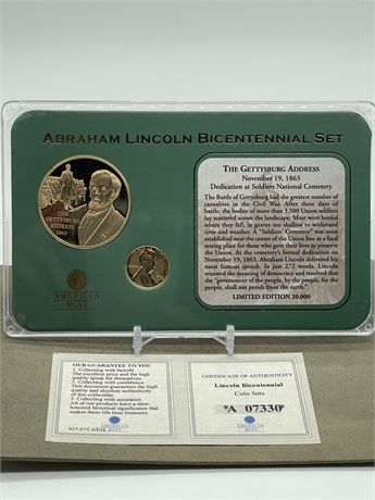 Gettysburg Address Coin Set