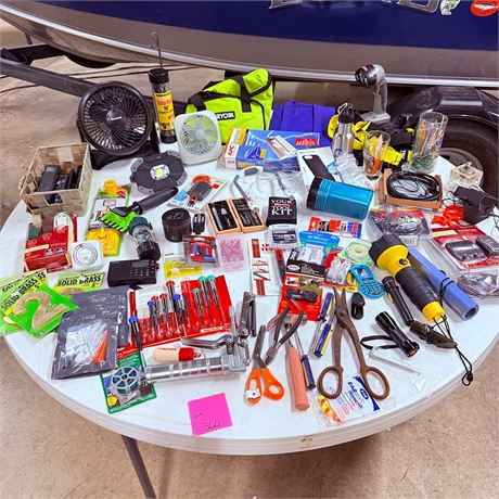 Massive Tool + Garage Table Lot