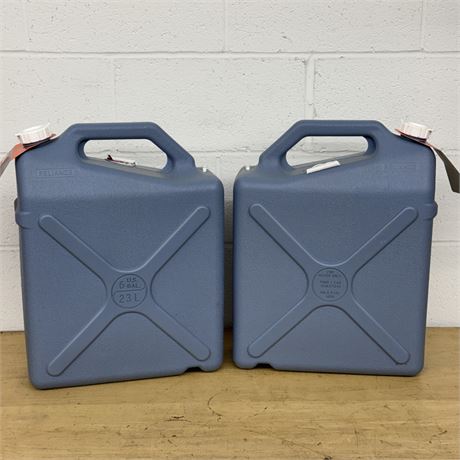 Two (2) 6 Gallon Water Jug - Lot #2
