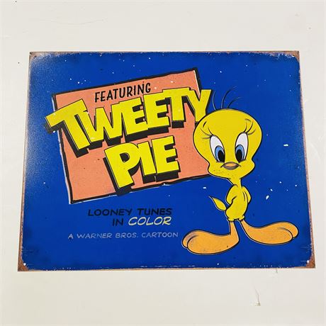 ‘Tweety Bird’ 12.5x16” Retro Metal Sign