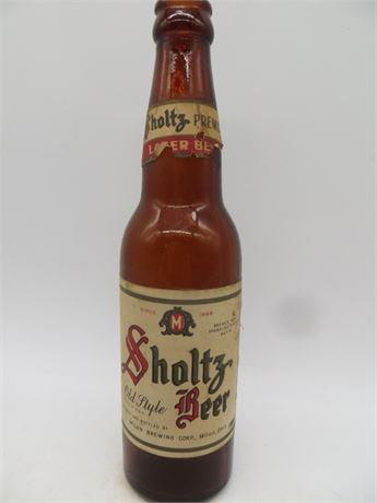 Sholtz Beer Bottle Milan Brewing Corp. Milan, Ohio