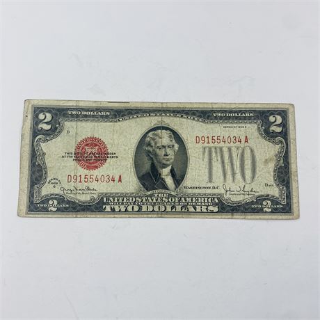 1928 $2 Bill