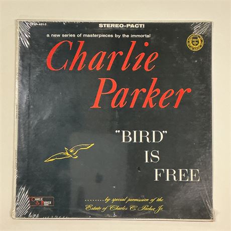 Charlie Parker Bird Is Free Sealed Vinyl Record