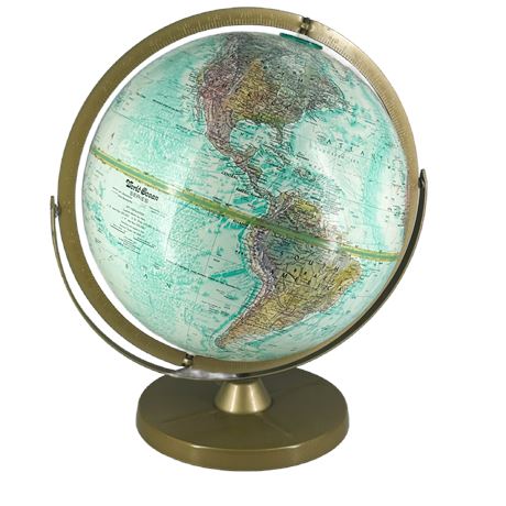 Vintage Roploge World Ocean Series Globe