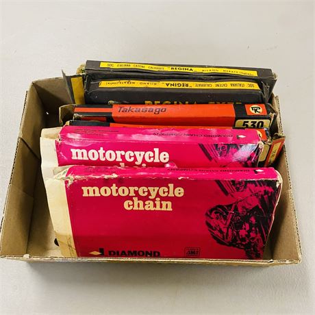 6 NOS Motorcycle Chains