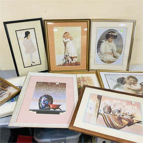Lot of Framed Prints