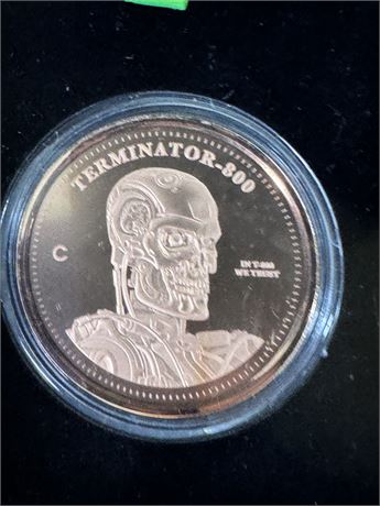Chive Rare Coins / Terminator-800 Copper Coin