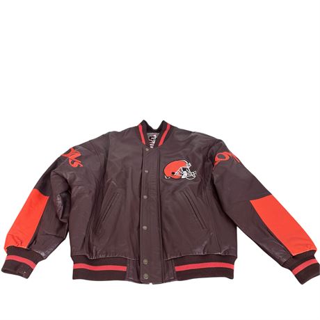 58 Sports Browns Leather Jacket